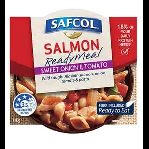 Salmon Ready Meal Sweet Onion & Tomato - Safcol