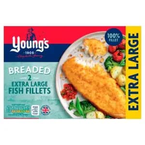 Simply Breaded Fish Fillets - Young's - Young's