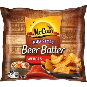 Pub Style Beer Batter Wedges - McCain
