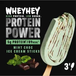 Protein Power Mint Choc Ice Cream Sticks - Wheywhey