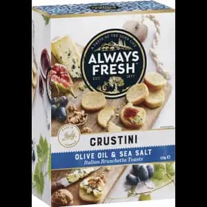 Crustini Olive Oil & Sea Salt - Always Fresh