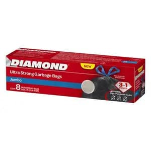Ultra Strong Garbage Bags Jumbo - Diamond