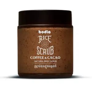 Body Rice Scrub - Coffee & Cacao - Bodia