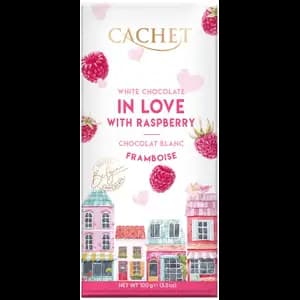 White Chocolate in Love with Raspberry - Cachet