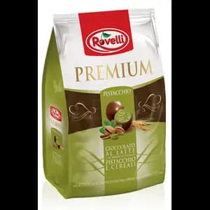 Milk Chocolate with Pistachio Cream & Cereal Filling - Rovelli Premium