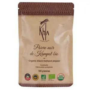 Organic Black Kampot Pepper PGI - Khla