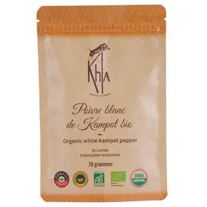 Organic White Kampot Pepper PGI - Khla