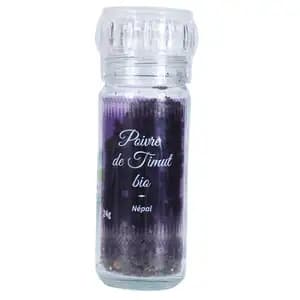 Organic Timut Pepper in Mill - Khla