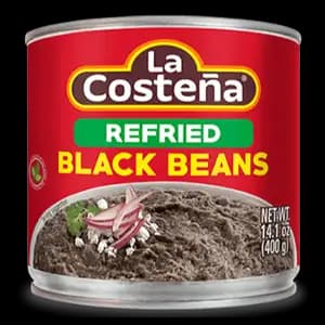 Refried Black Beans - La Costeña - La Costeña