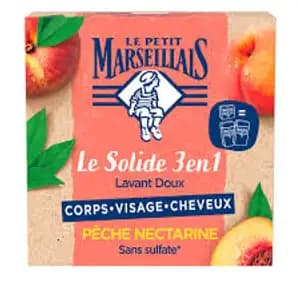 Le Solide 3in1 Gentle Cleanser Peach Nectarine - Le Petit Marseillais