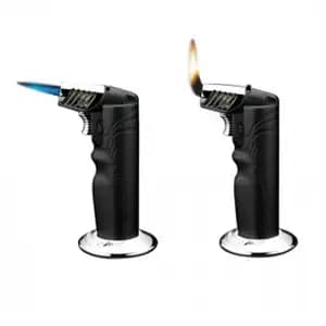Oval Table Torch Lighter Black - Siglo