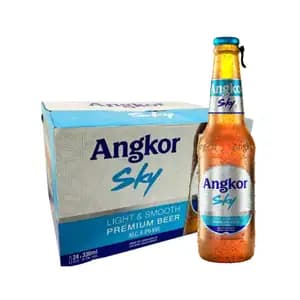 Sky Light Beer Bottle - Angkor