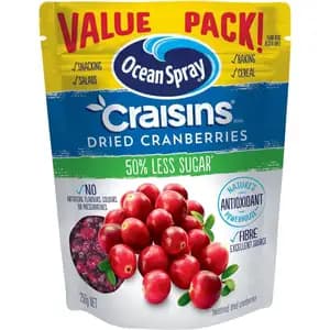 Craisin Cranberries Less Sugar - Ocean Spray - Ocean Spray