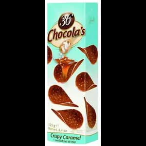 Crispy Caramel & Salt Chips - 36 Chocola's