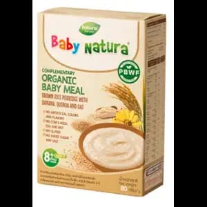 Organic Baby Meal Brown Rice Porridge with Banana Quinoa & Oats - Baby Natura