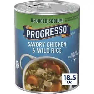 Reduced Sodium Savory Chicken & Wild Rice Soup - Progresso