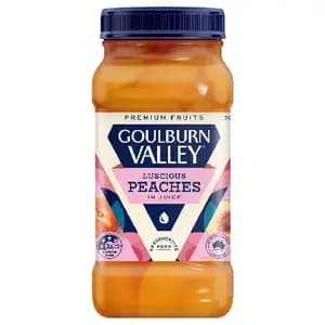 Luscious Peaches in Juice - Goulburn Valley