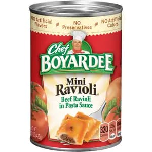 Mini Ravioli in Pasta Sauce - Chef Boyardee