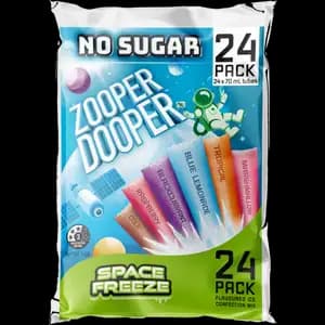Zooper Dooper Space Freeze No Sugar