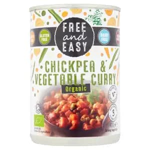 Organic Chickpea & Vegetable Curry - Free and Easy - Organic