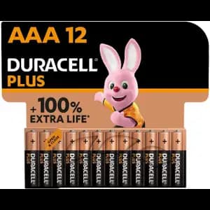 Plus Batteries Extra Life AAA (1.5V) - Duracell
