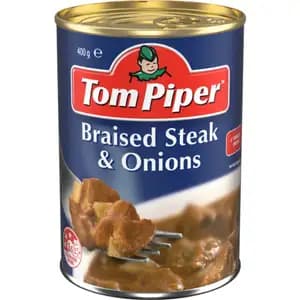 Braised Steak & Onion - Tom Piper