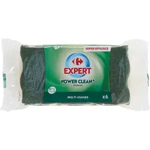Power Clean Muti-Usages Sponge x6 - Carrefour