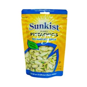Dry Roasted & Salt Pistachios - Sunkist