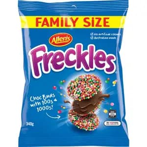 Freckles Choco Bands Family Size - Allen's
