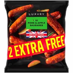 Pork & Apple Sausages - Iceland