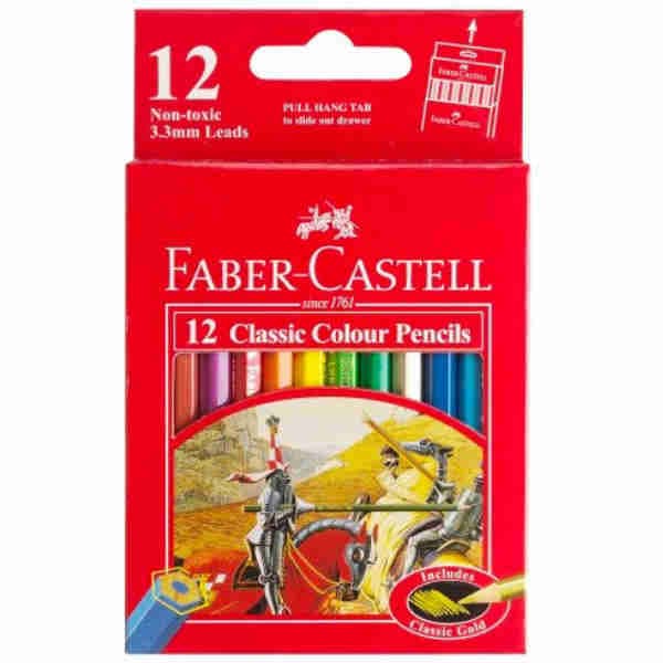 12 Classic color pencils (Short)