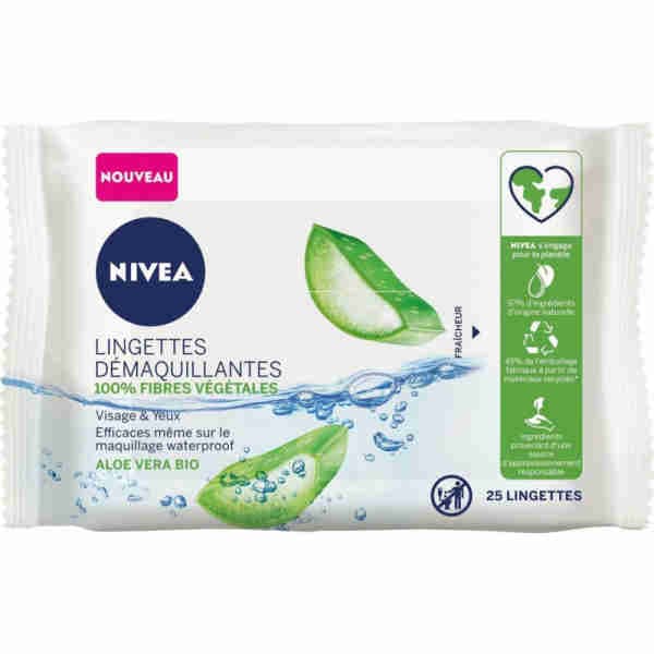Face & Eye Wipes Remove Make Up with Organic Aloe Vera