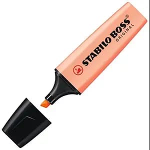 Pastel Peach Boss Highlighter - Stabilo