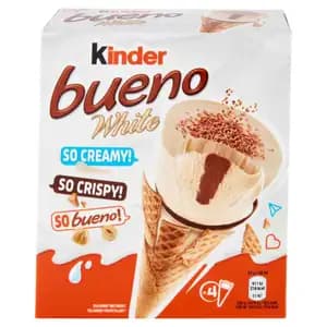 Kinder Bueno White Ice Cream Corn - Kinder