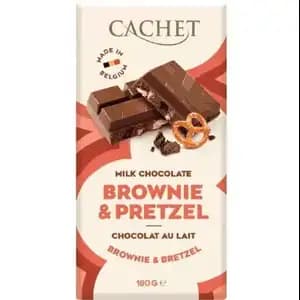 Milk Chocolate Brownie & Pretzel - Cachet