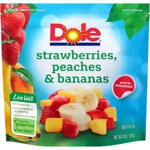 Strawberries, Peaches & Bananas - Dole