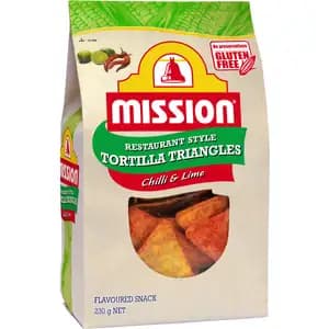 Tortillas Triangles Chili & Lime - Mission