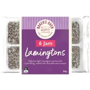 Lamington with Jam & Sparkle Coconut - Baker's Oven