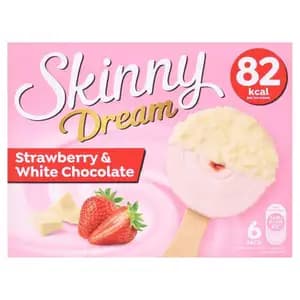 Strawberry & White Chocolate Ice Cream Sticks