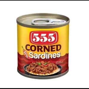 Corned Sardines Spicy - 555 Tuna