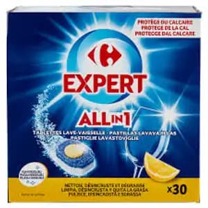 All in One Dishwash Lemon Tablets  - Carrefour