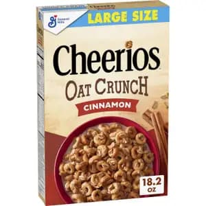 Gluten Free Oat Crunch Cinnamon Cheerios - General Mills
