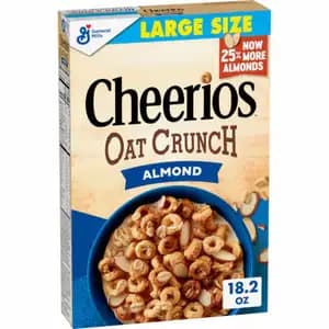 Gluten Free Oat Crunch Almond Cheerios - General Mills