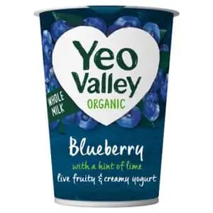 Organic Yogurt Blueberry with a Hint of Lime - Yeo Valley Organic