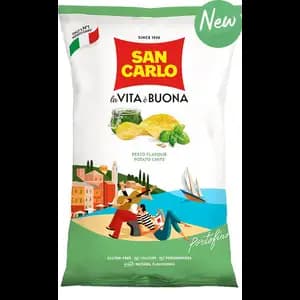 Potato Chips Pesto Flavour - San Carlo