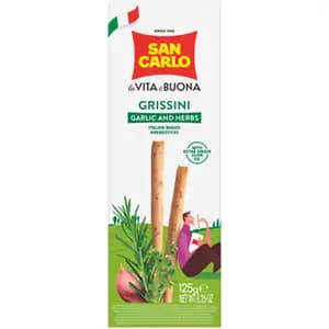 Grissini Garlic & Herbs - San Carlo