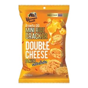 Mini Rice Cracker Double Cheese - Younger Farm