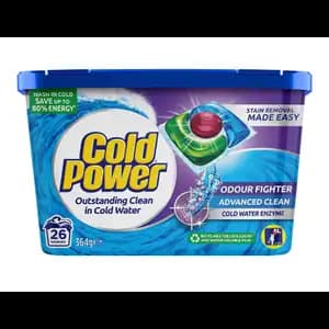 Laundry Detergent Odour Fighter Advanced Clean Capsules  - Cold Power