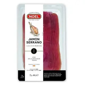 Sliced Serrano Ham 9 Months - Noel