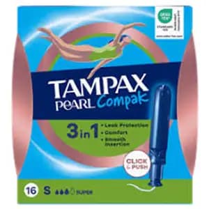 Pearl Compak Regular Tampons Super - Tampax